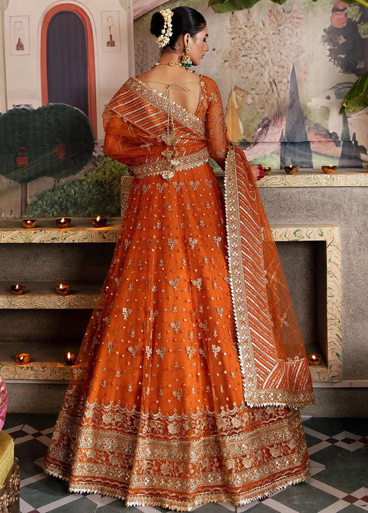 Shehnai by Afrozeh Embroidered Net Suits Unstitched 3 Piece AF23WF Dilaab - Wedding Formal Collection