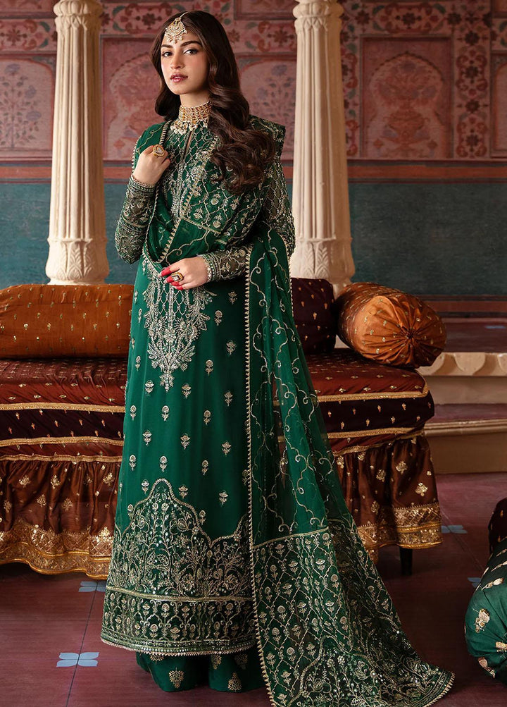 Shehnai by Afrozeh Embroidered Chiffon Suits Unstitched 3 Piece AF23WF Dilsaz - Wedding Formal Collection