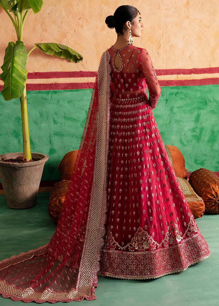 Shehnai by Afrozeh Embroidered Net Suits Unstitched 3 Piece AF23WF Gulabposh - Wedding Formal Collection