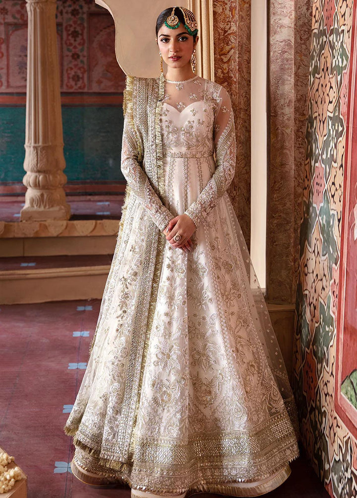 Shehnai by Afrozeh Embroidered Net Suits Unstitched 3 Piece AF23WF Khazina - Wedding Formal Collection