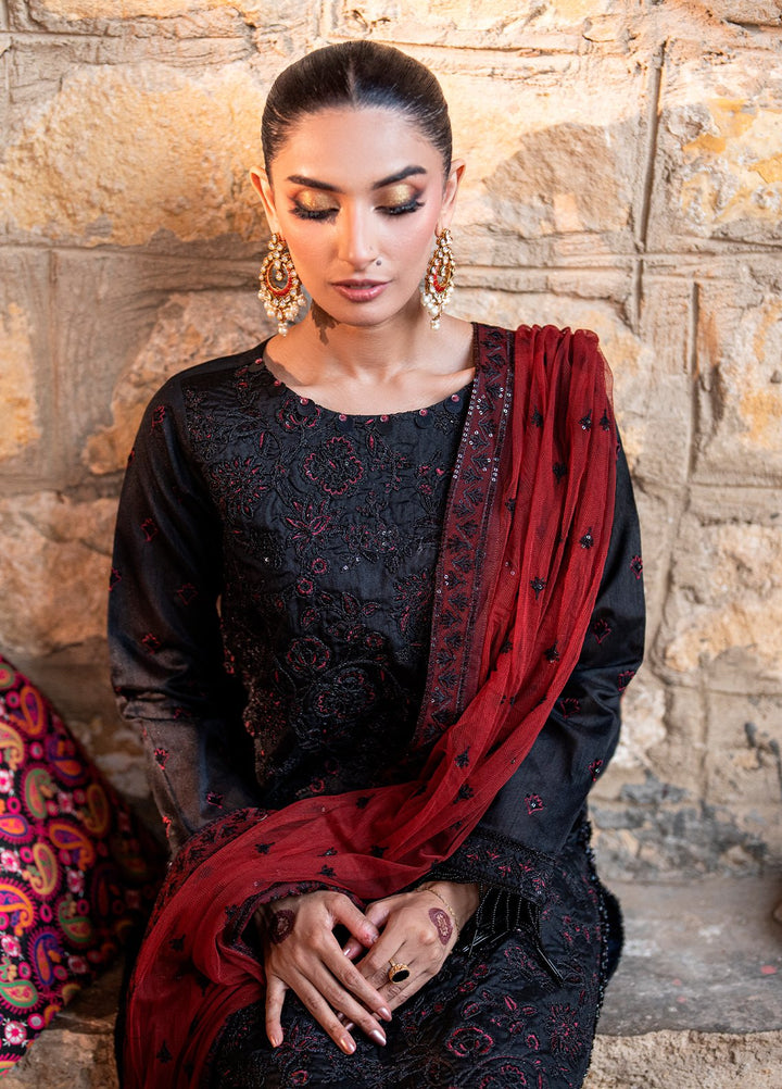 Shehnai by Salitex Embroidered Cotton Silk Suits Unstitched 3 Piece SUNW6NO017UT - Festive Collection