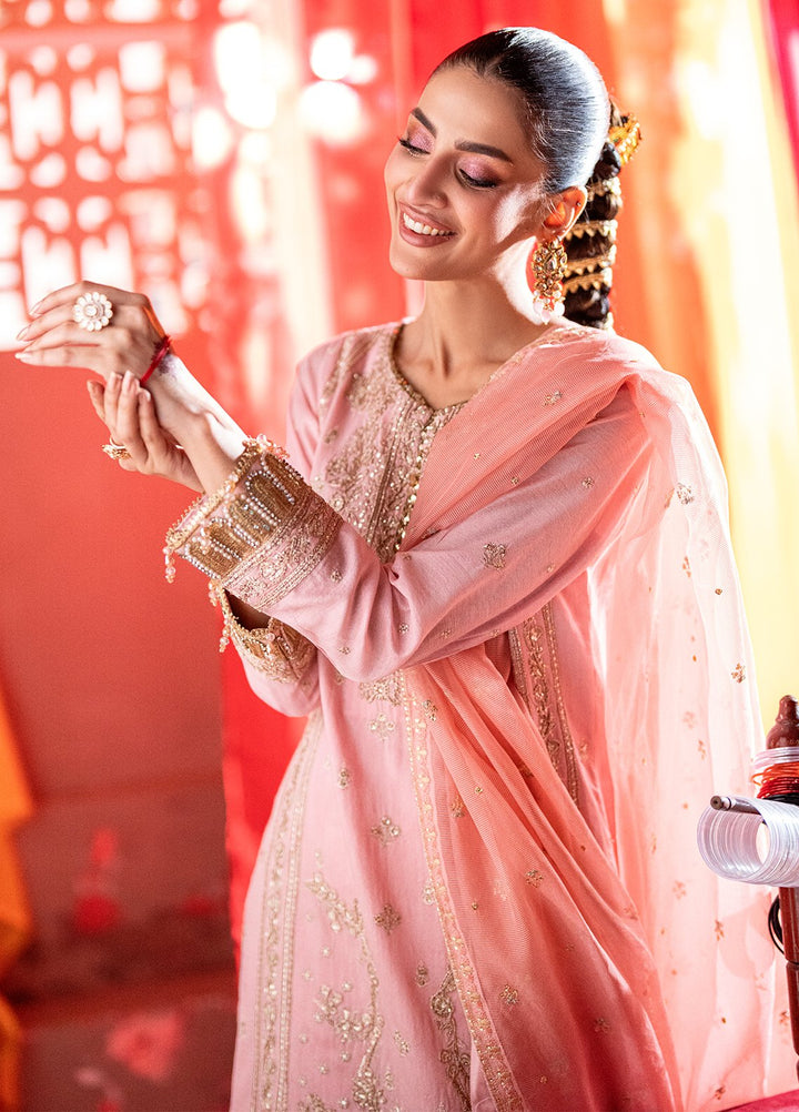 Shehnai by Salitex Embroidered Cotton Silk Suits Unstitched 3 Piece SUNW6NO019UT - Festive Collection