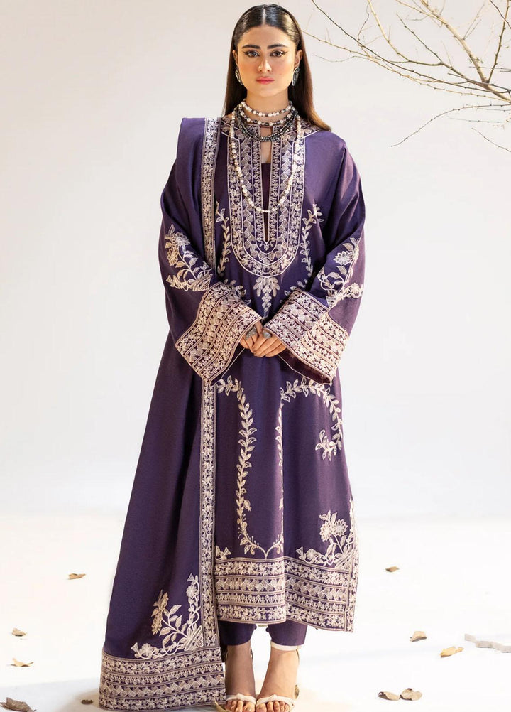 Maryum N Maria Pret Embroidered Leather Peach 3 Piece Suit MW23056 HARVA