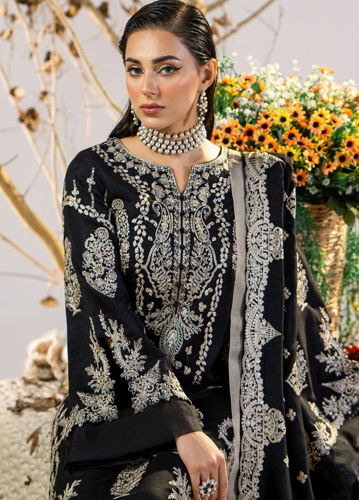 Maryum N Maria Pret Embroidered Leather Peach 3 Piece Suit MW23061 KAJOL