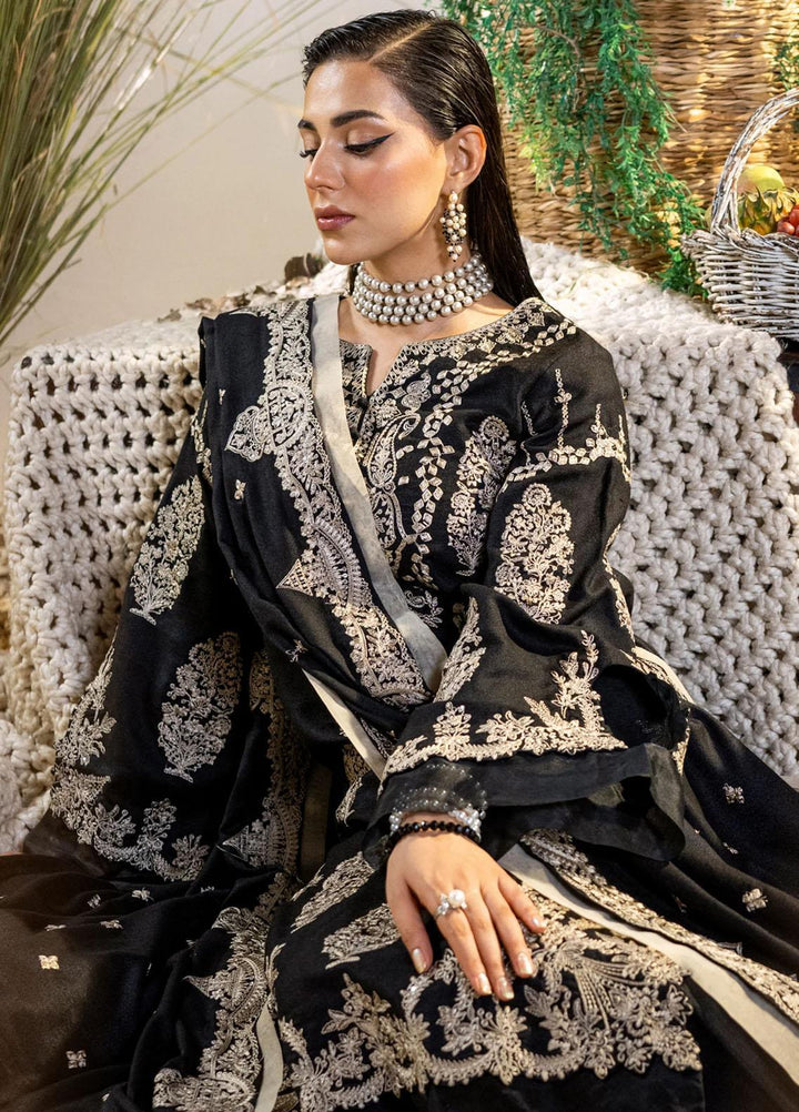 Maryum N Maria Pret Embroidered Leather Peach 3 Piece Suit MW23061 KAJOL