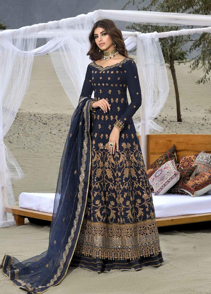 Shehr-e-Yaar By Asim Jofa Embroidered Lawn Suits Unstitched 3 Piece AJ22SY AJSL 18 - Luxury Collection