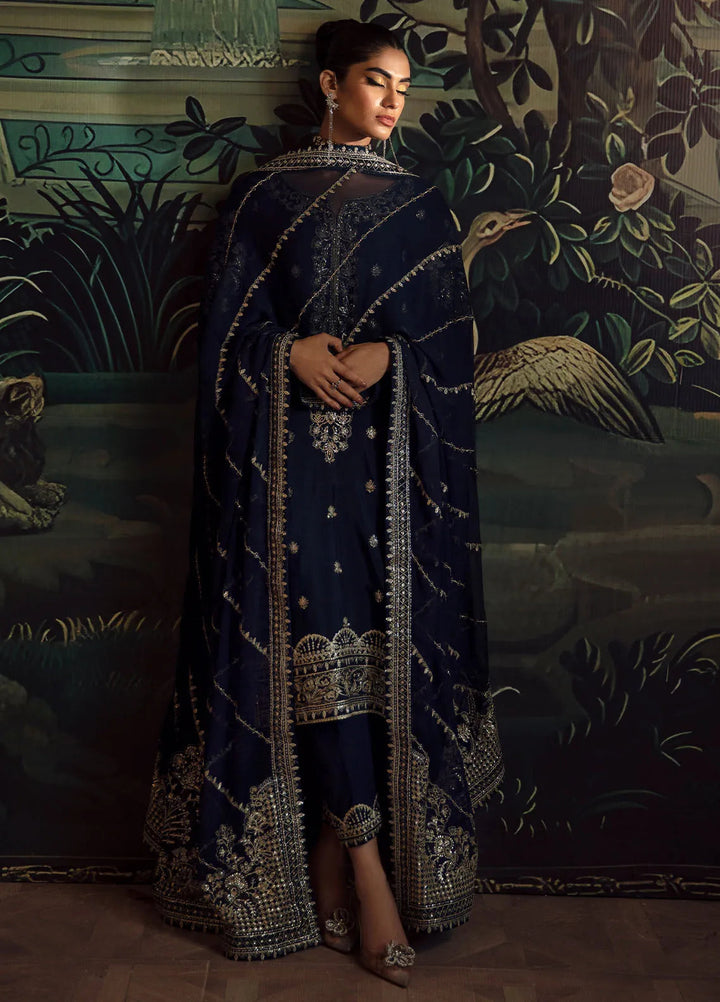 Shehrnaaz By Gulaal Embroidered Silk Suit Unstitched 3 Piece GL24SR GL-SD-24-02 Leelah - Formal Collection