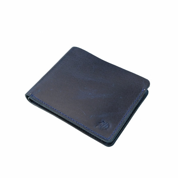 Vintage by Jild Mens Genuine Vintage Leather Wallet-BLUE BERRY S3 - Wallets Collection