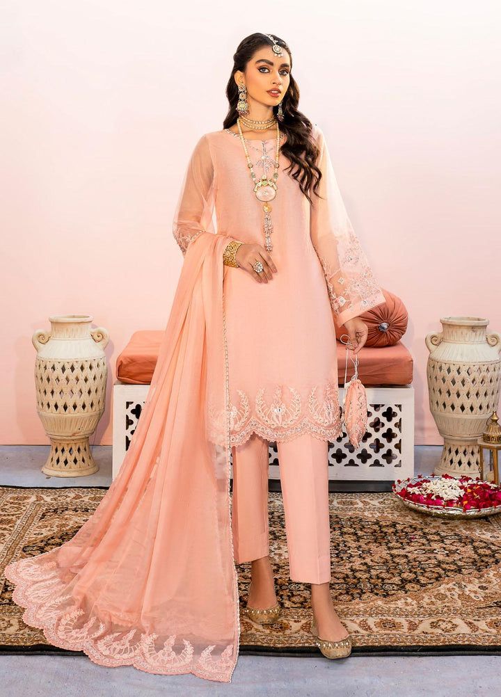 Shurooq Pret  Organza 3 Piece Suit AAMOZE