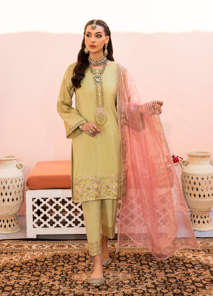 Shurooq Pret  Raw Silk 3 Piece Suit NEHA