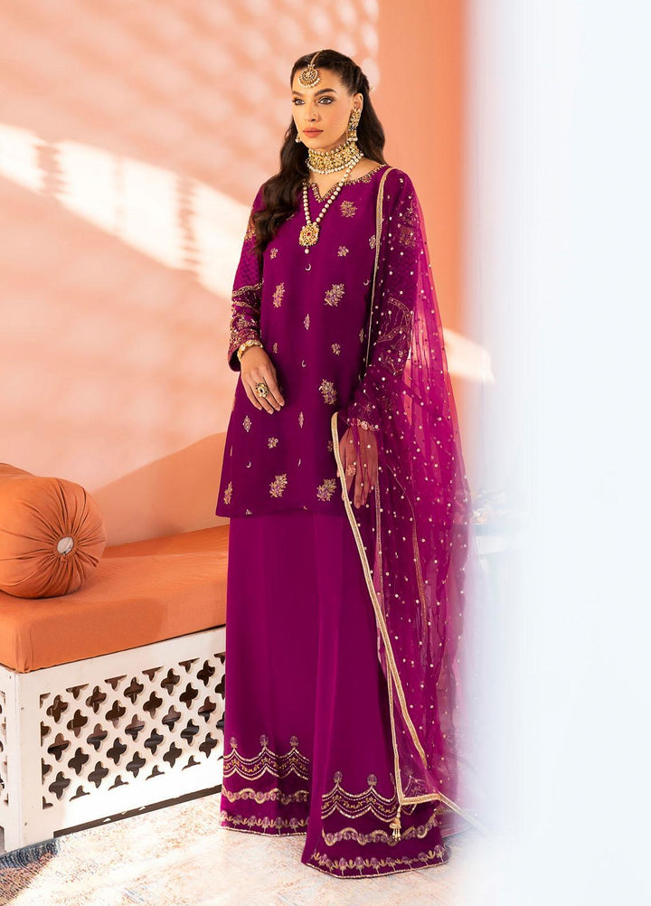 Shurooq Pret  Raw Silk 3 Piece Suit NEHEL