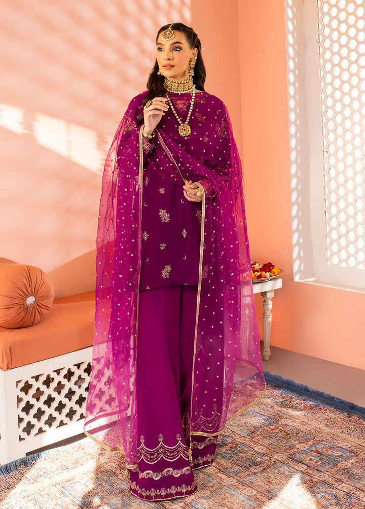 Shurooq Pret  Raw Silk 3 Piece Suit NEHEL