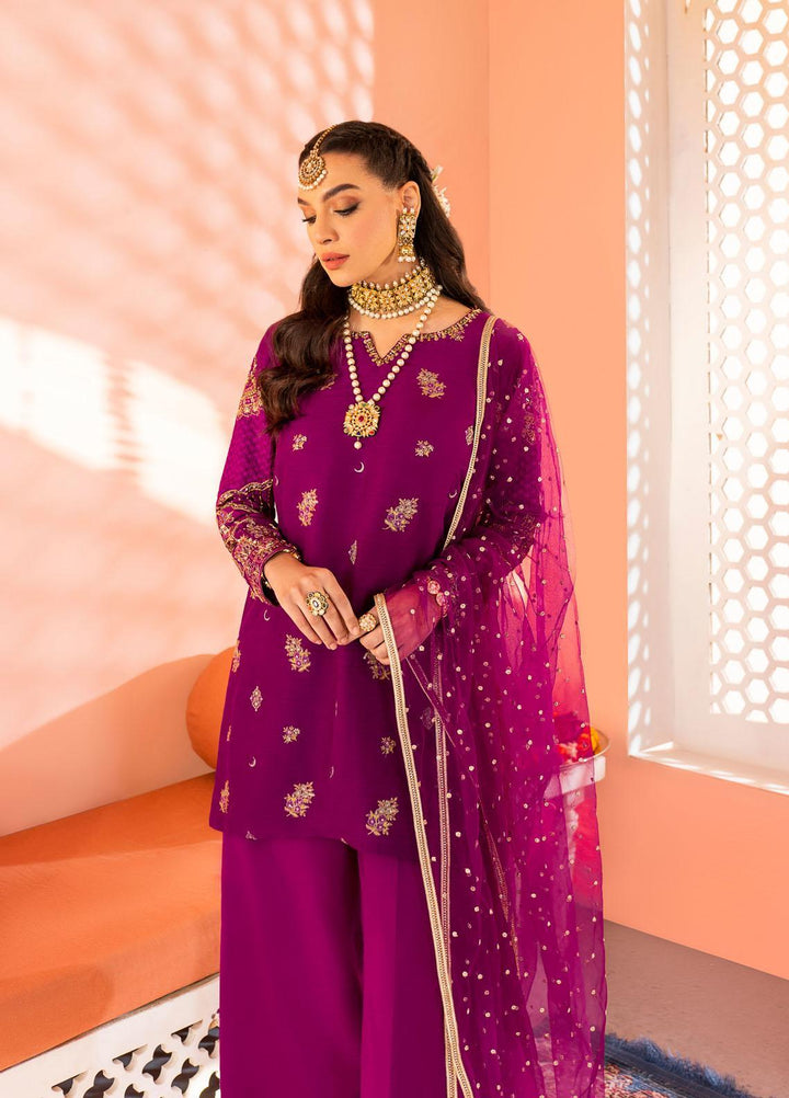 Shurooq Pret  Raw Silk 3 Piece Suit NEHEL