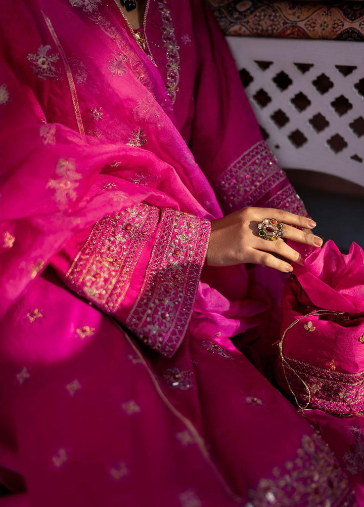 Shurooq Pret  Raw Silk 3 Piece Suit SUKHAN