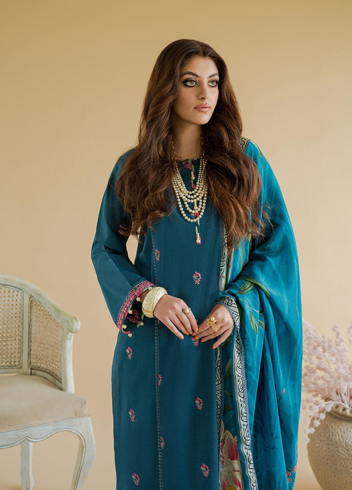 Shurooq Ready to Wear  Cotton 3 Piece Dress C1 D02 Kaavish