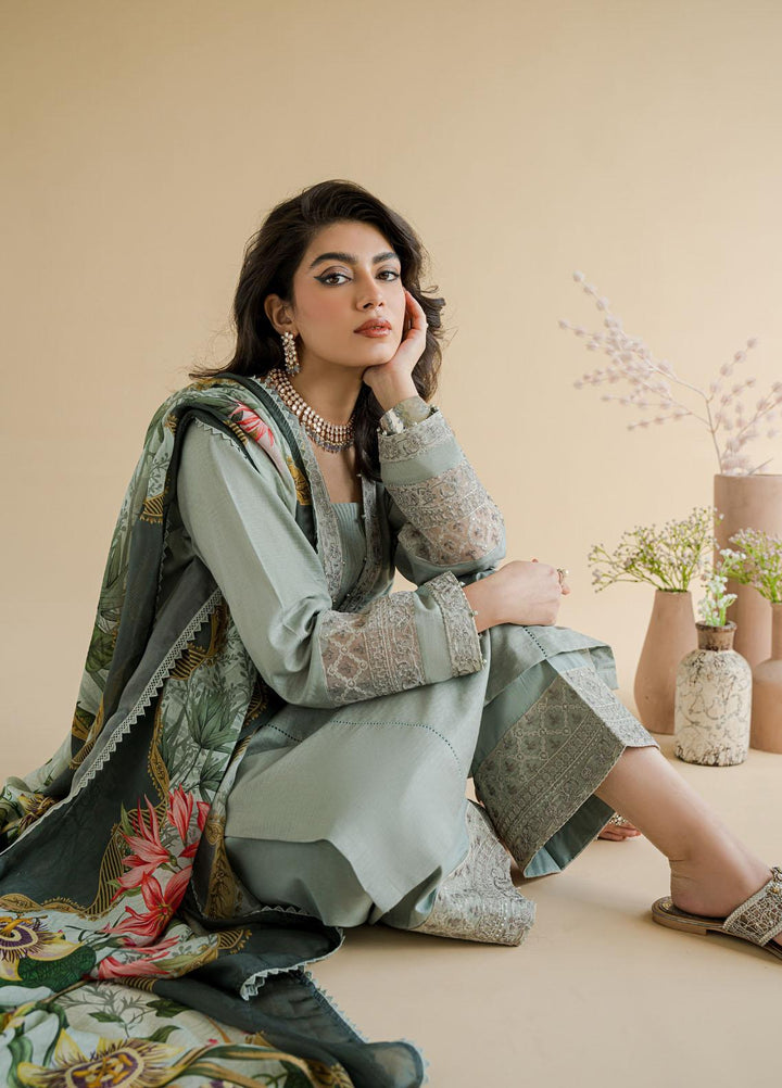 Shurooq Ready to Wear  Cotton 3 Piece Dress C1 D04 Raqs