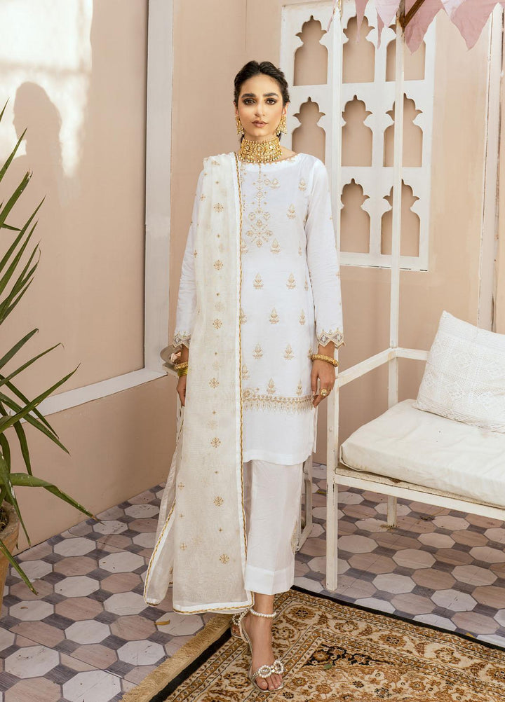 Shurooq Ready to Wear Embroidered Lawn 3 Piece Suit Motiya