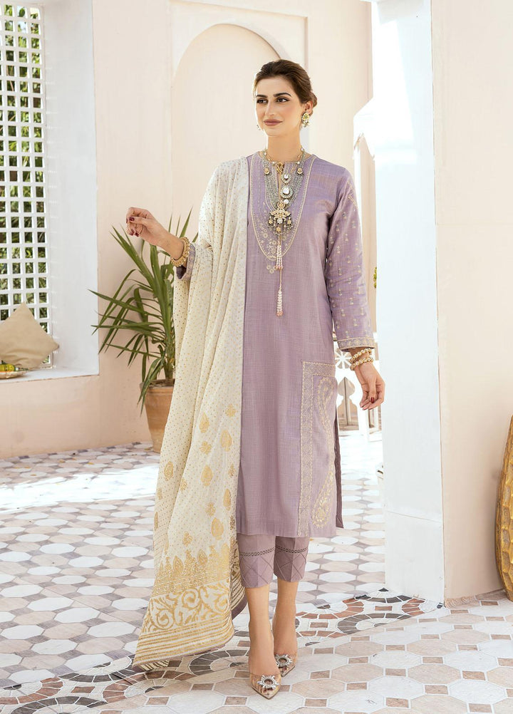 Shurooq Ready to Wear Embroidered Lawn 3 Piece Suit Kundan