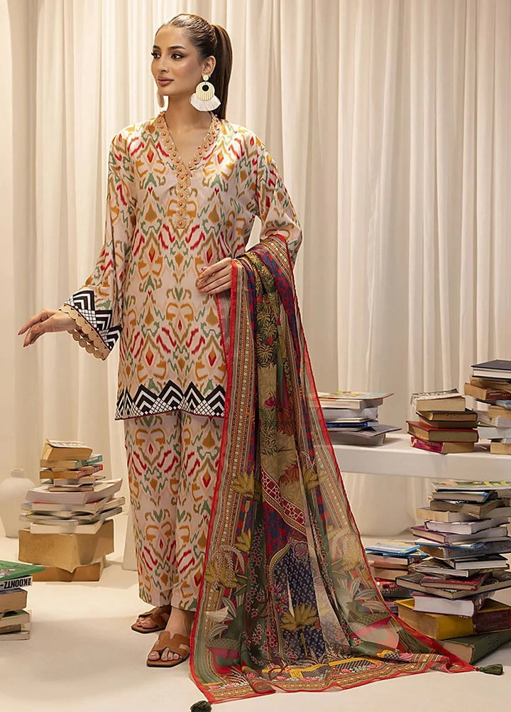 Sibel by Salitex Printed Lawn Suit Unstitched 3 Piece SUN24S SUNW24ASI014UT - Festive Collection
