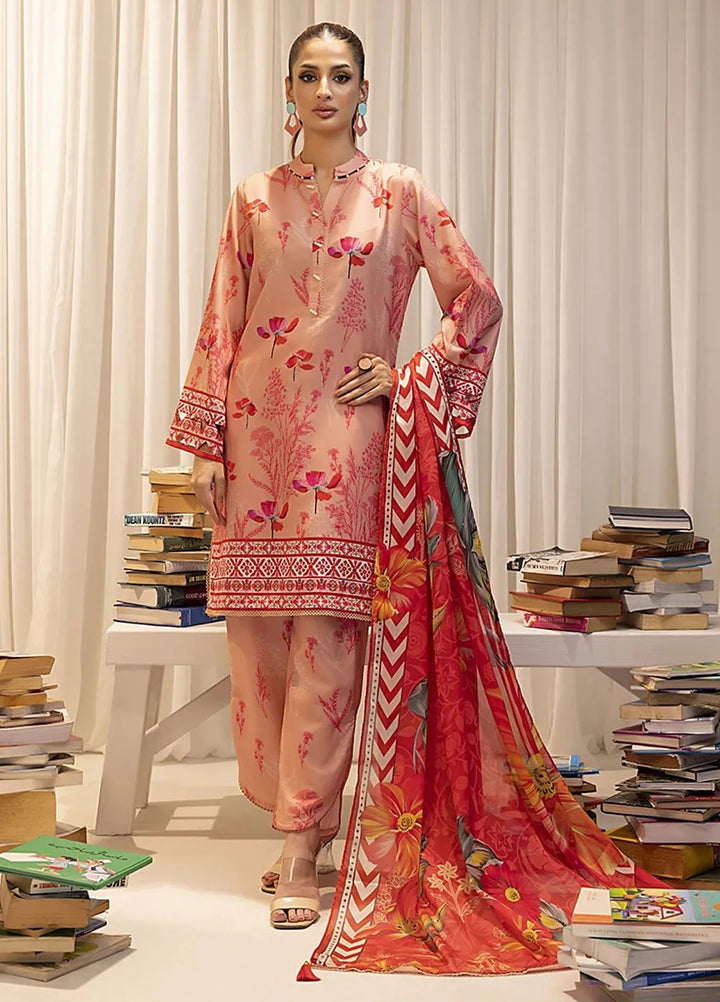 Sibel by Salitex Printed Lawn Suit Unstitched 3 Piece SUN24S SUNW24ASI015UT - Festive Collection
