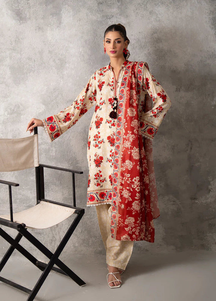 Sibel by Salitex Printed Lawn Suit Unstitched 3 Piece SUNW24ASI025UT - Summer Collection