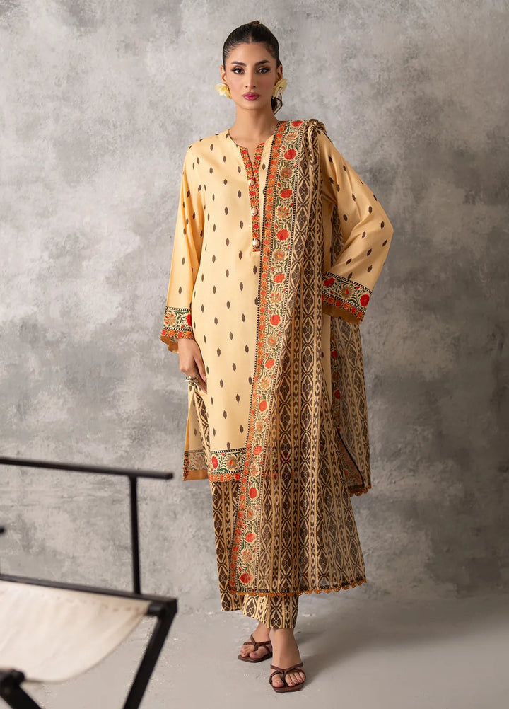 Sibel by Salitex Printed Lawn Suit Unstitched 3 Piece SUNW24ASI027UT - Summer Collection