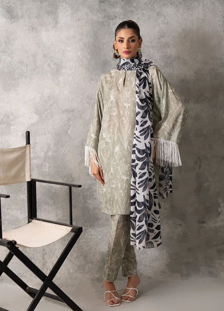 Sibel by Salitex Printed Lawn Suit Unstitched 3 Piece SUNW24ASI028UT - Summer Collection