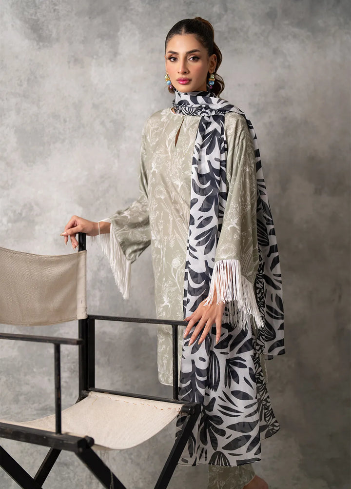 Sibel by Salitex Printed Lawn Suit Unstitched 3 Piece SUNW24ASI028UT - Summer Collection