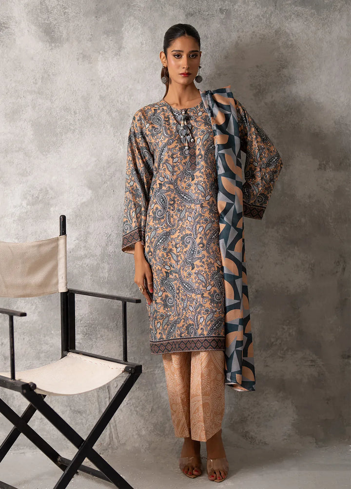 Sibel by Salitex Printed Lawn Suit Unstitched 3 Piece SUNW24ASI029UT - Summer Collection