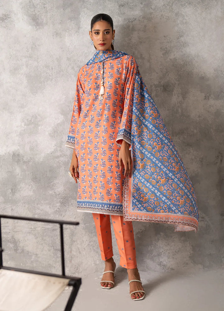 Sibel by Salitex Printed Lawn Suit Unstitched 3 Piece SUNW24ASI031UT - Summer Collection