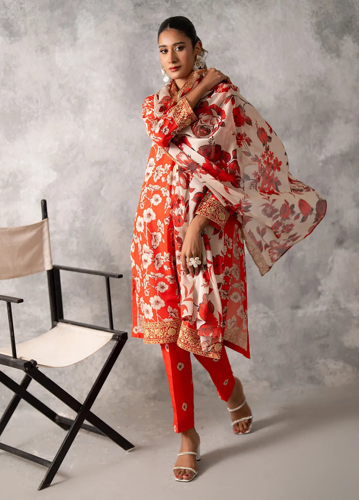 Sibel by Salitex Printed Lawn Suit Unstitched 3 Piece SUNW24ASI035UT - Summer Collection