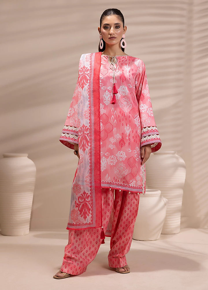 Sibel by Salitex Printed Silk Lawn Suits Unstitched 3 Piece SUNS25ASI164UT - Summer Collection