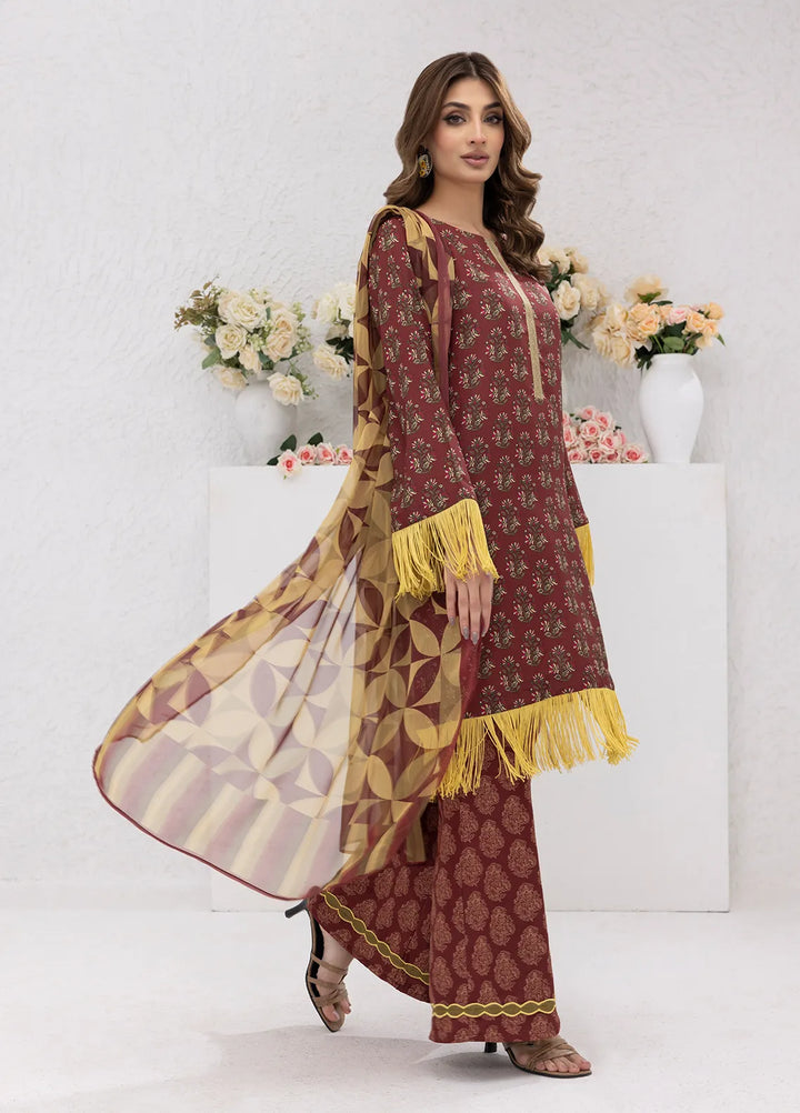 Sibel Jan by Salitex Printed Lawn Suits Unstitched 3 Piece SUNS24ASI074UT - Summer Collection
