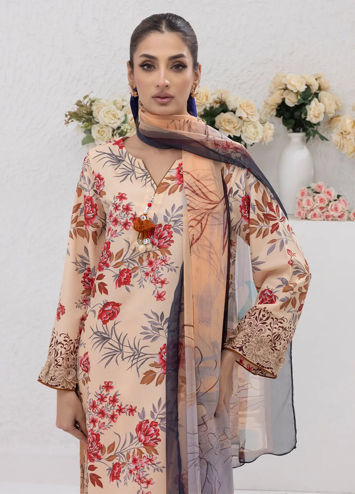 Sibel Jan by Salitex Printed Lawn Suits Unstitched 3 Piece SUNS24ASI086UT - Summer Collection