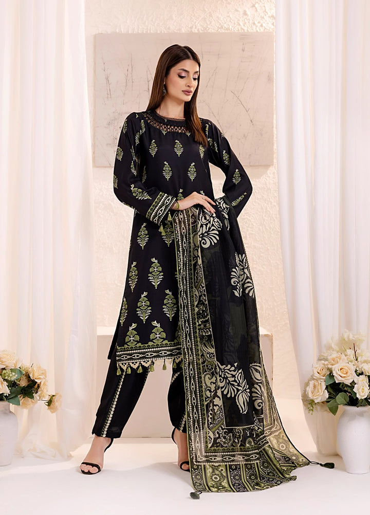Sible by Salitex Printed Silk Lawn Suits Unstitched 3 Piece SUNS25ASI135UT - Summer Collection