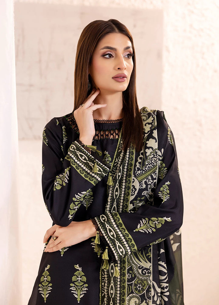 Sible by Salitex Printed Silk Lawn Suits Unstitched 3 Piece SUNS25ASI135UT - Summer Collection