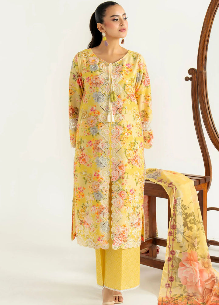 Sifa by Imrozia Pret Embroidered Lawn 3 Piece Suit SP-99 Iyla