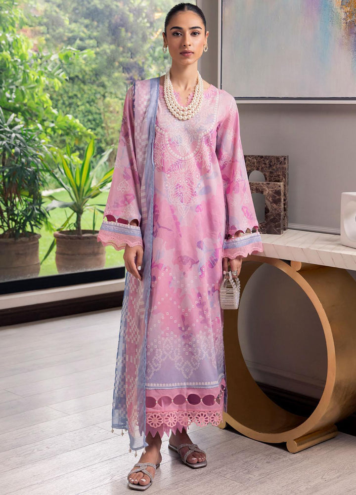 Signature Prints By Nureh Printed Lawn Suits Unstitched 3 Piece NU23SPRP SP-72 - Summer Collection