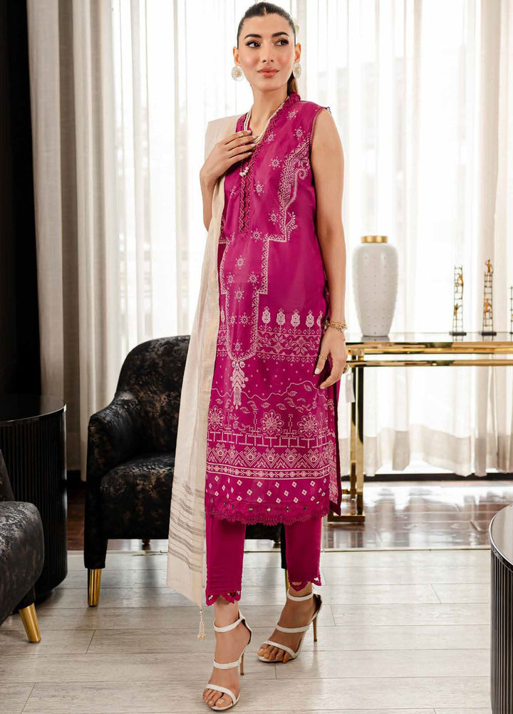 Signature Prints By Nureh Printed Lawn Suits Unstitched 3 Piece NU24PS SP-112 - Summer Collection