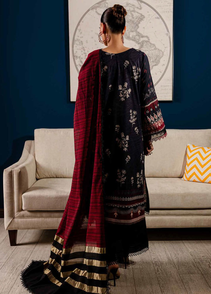 Signature Prints By Nureh Printed Lawn Suits Unstitched 3 Piece NU24PS SP-113 - Summer Collection