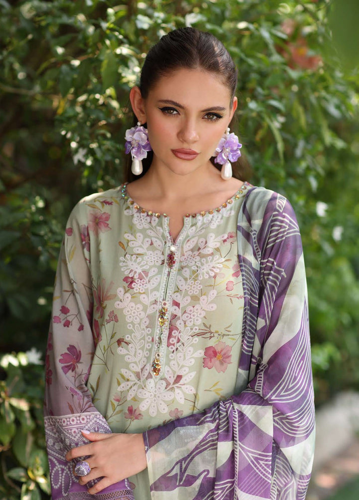 Signature Prints by Nureh Printed Swiss Lawn Suits Unstitched 3 Piece NU25SL SP-152 - Summer Collection