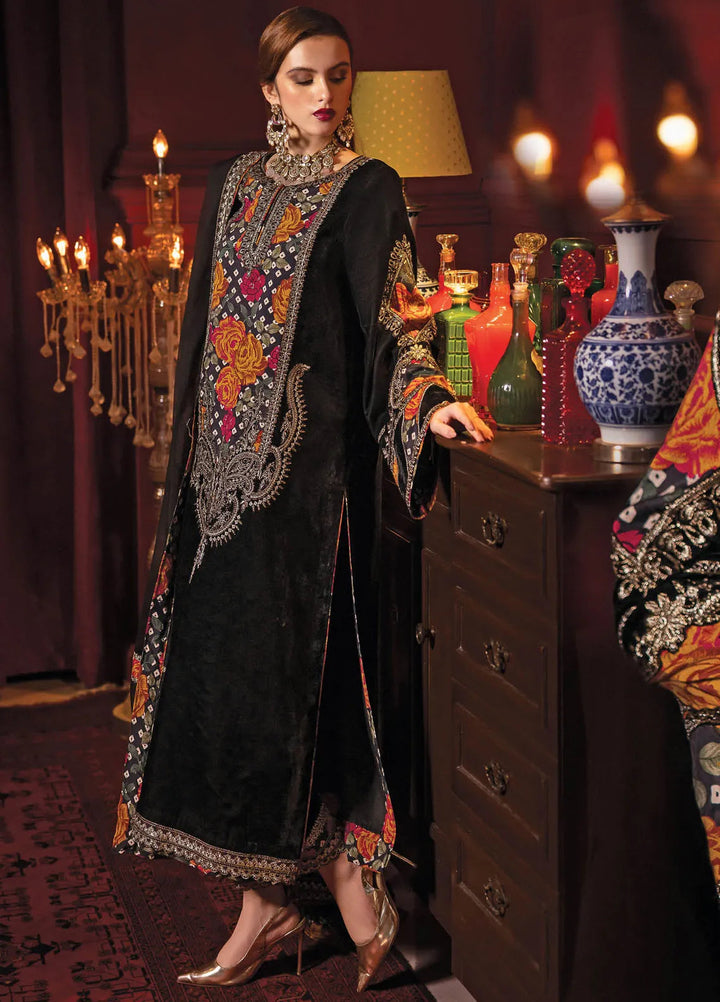 Signora by Charizma Embroidered Velvet Suits Unstitched 3 Piece CRZ24SV CVT4-04 - Festive Collection