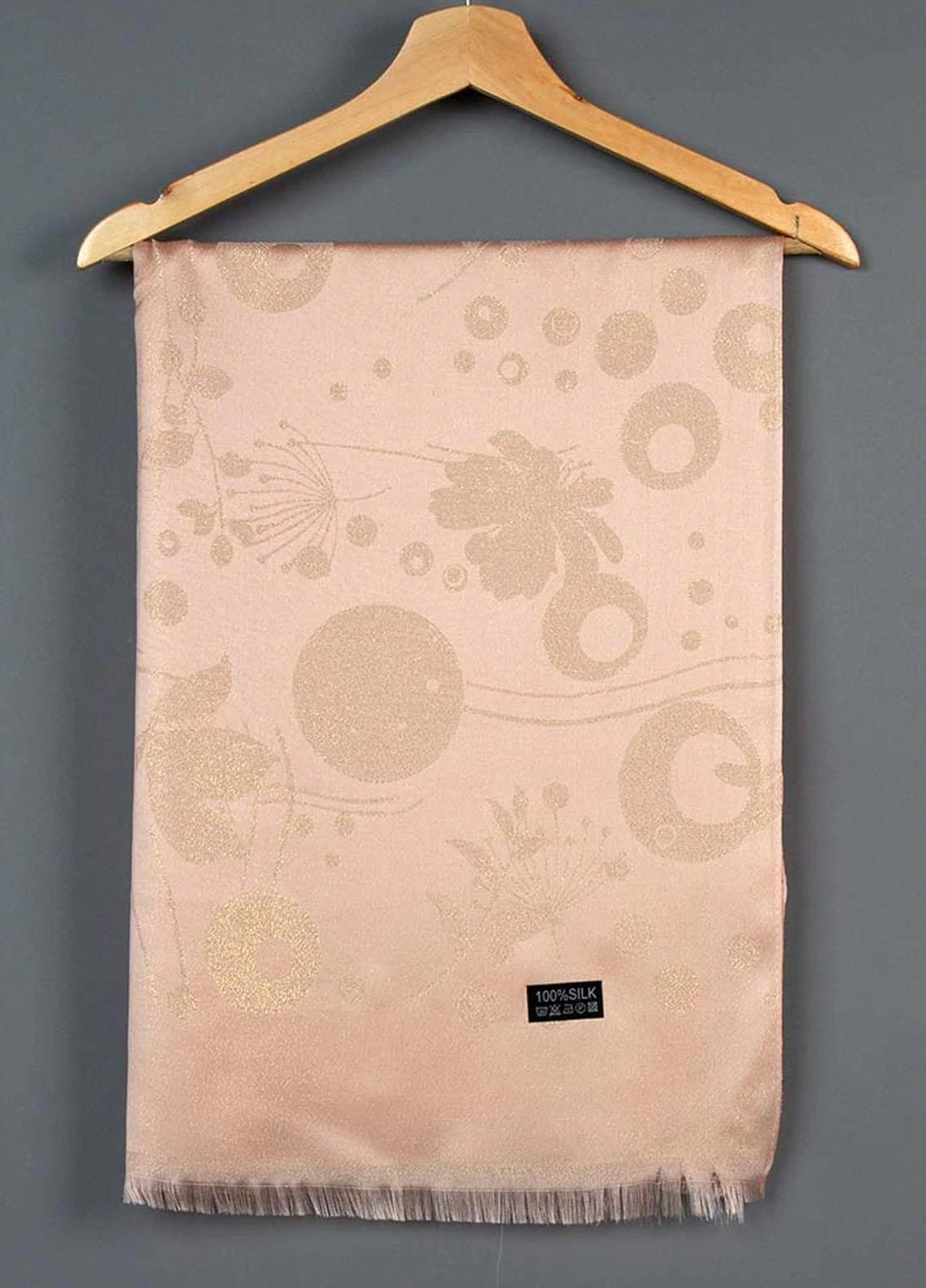 Abaya pk Silk Hijab ABA22SH Beige Sheen Hijab - Pashmina Hijabs