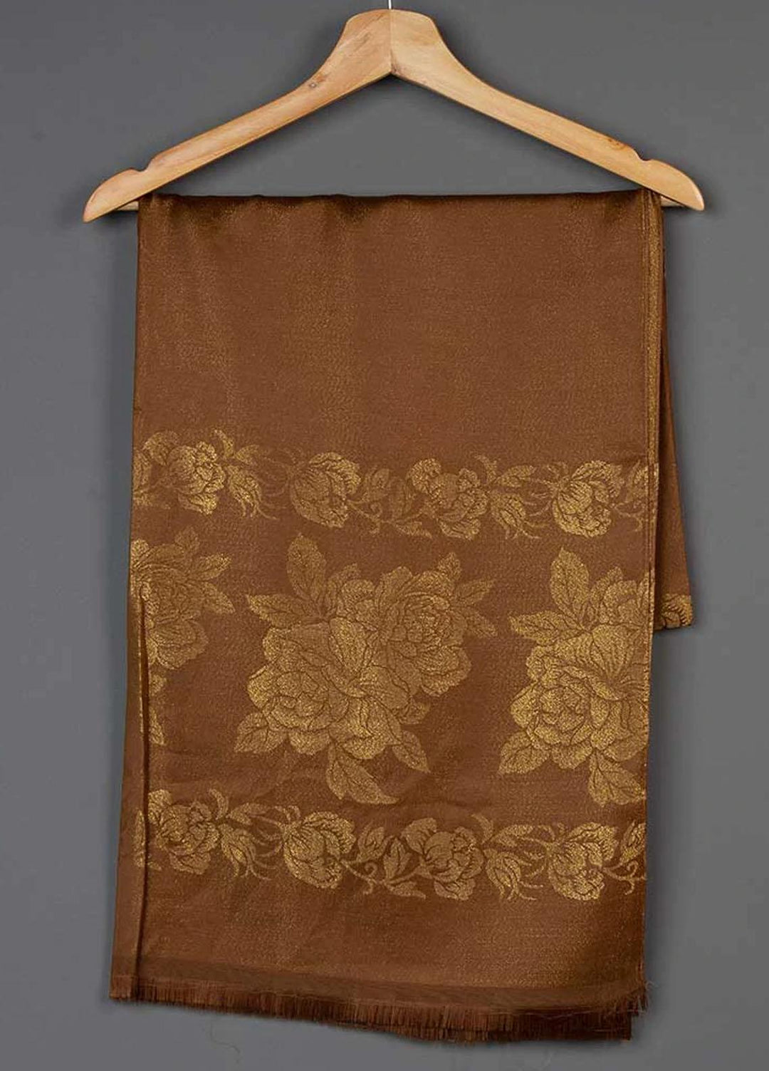 Abaya pk Silk Hijab ABA22SH Bronze Festive Hijab - Pashmina Hijabs