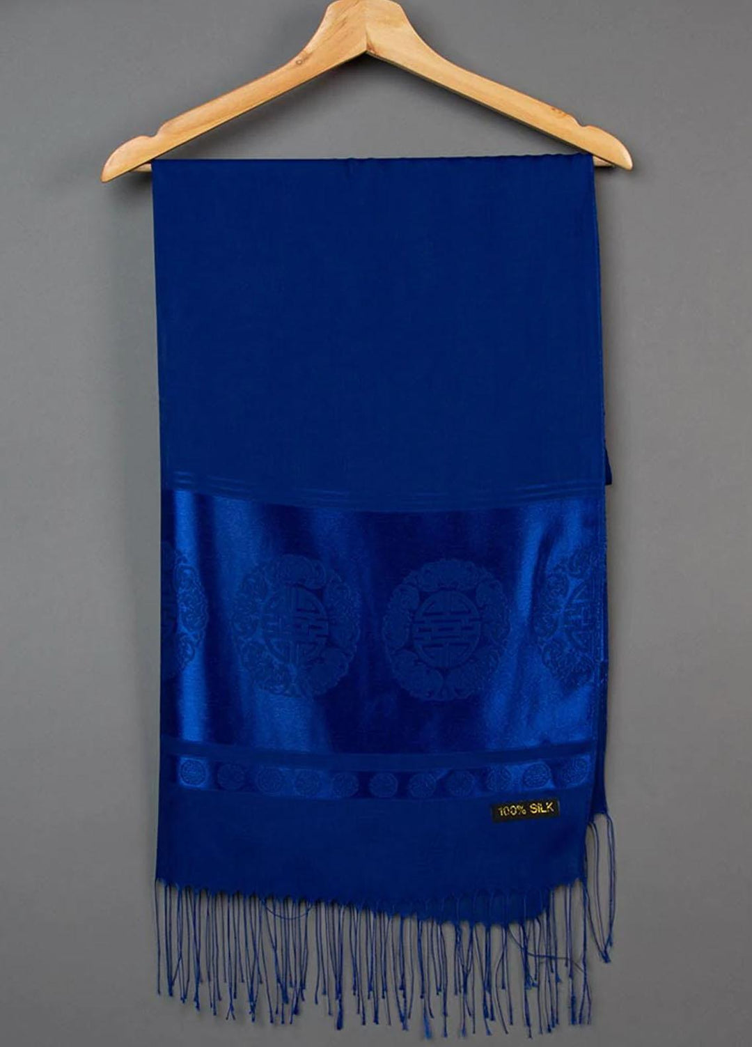Abaya pk Silk Hijab ABA22SH Meridian Dark Blue Hijab - Pashmina Hijabs
