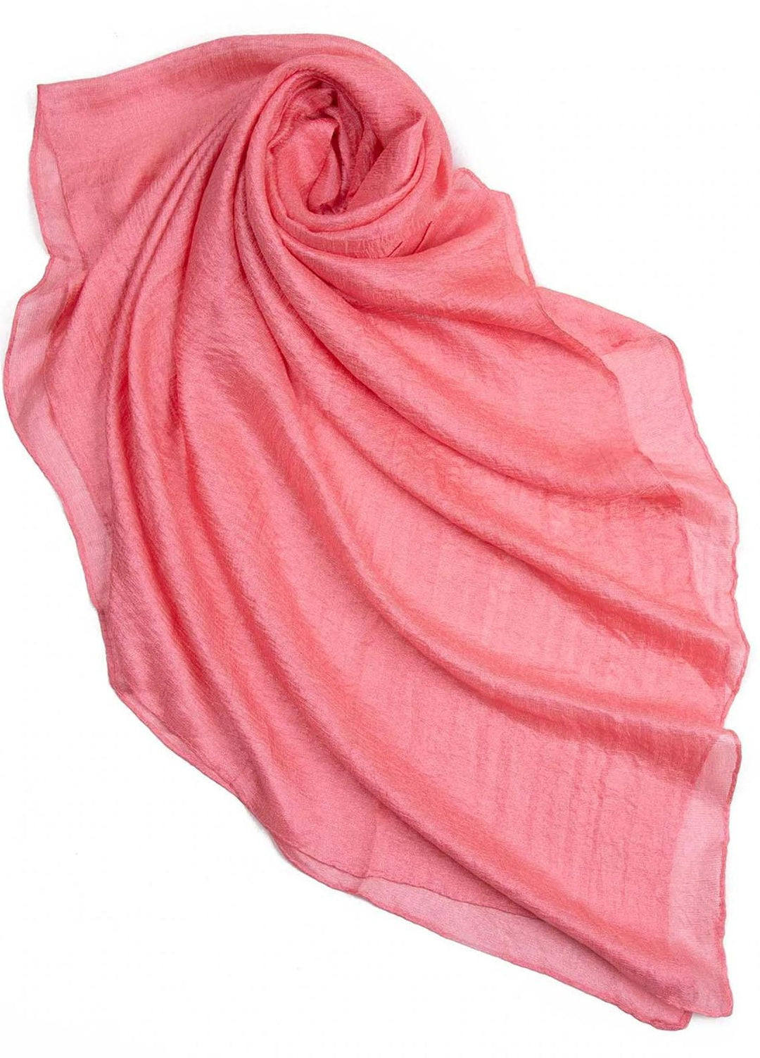 Abaya pk Silk Hijab ABA22SH Pink Tulle Hijab - Pashmina Hijabs