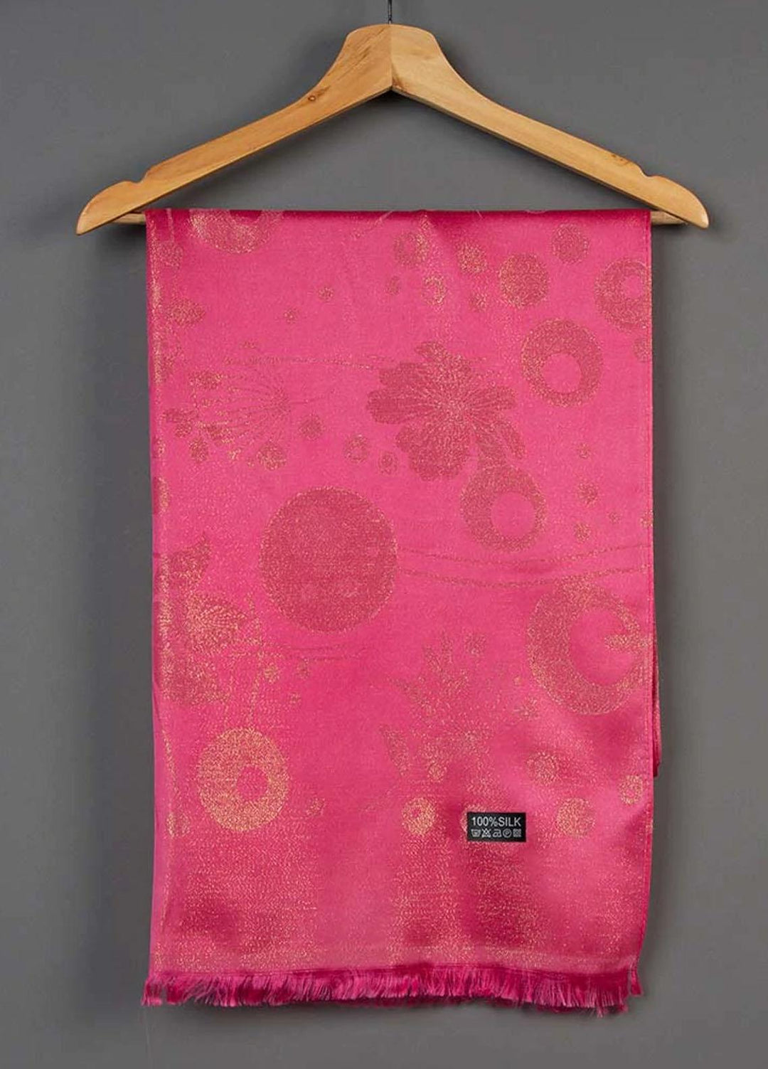 Abaya pk Silk Hijab ABA22SH Shocking Pink Sheen Hijab - Pashmina Hijabs