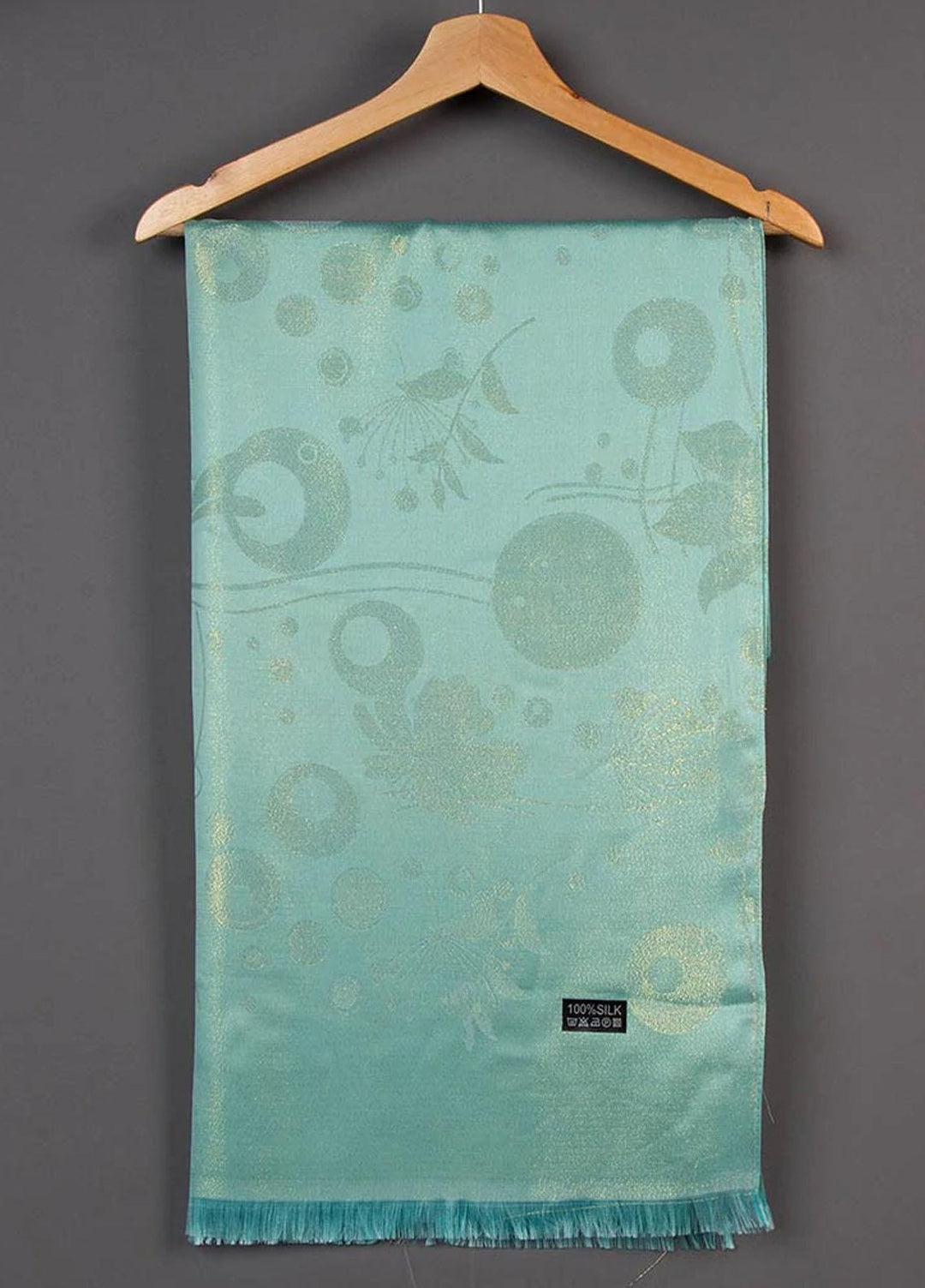 Abaya pk Silk Hijab ABA22SH Teal Green Sheen Hijab - Pashmina Hijabs