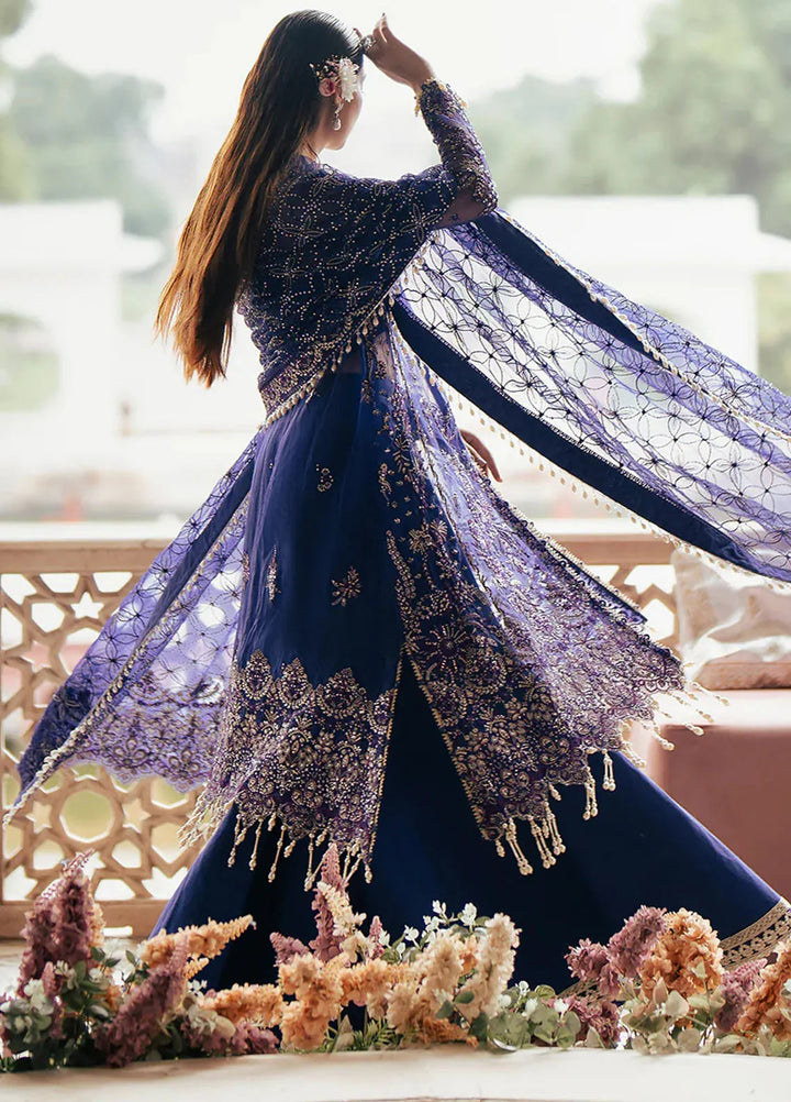 Silsila by Saad Shaikh Embroidered Organza Suits Unstitched 4 Piece SSK24SL Onara - Festive Collection