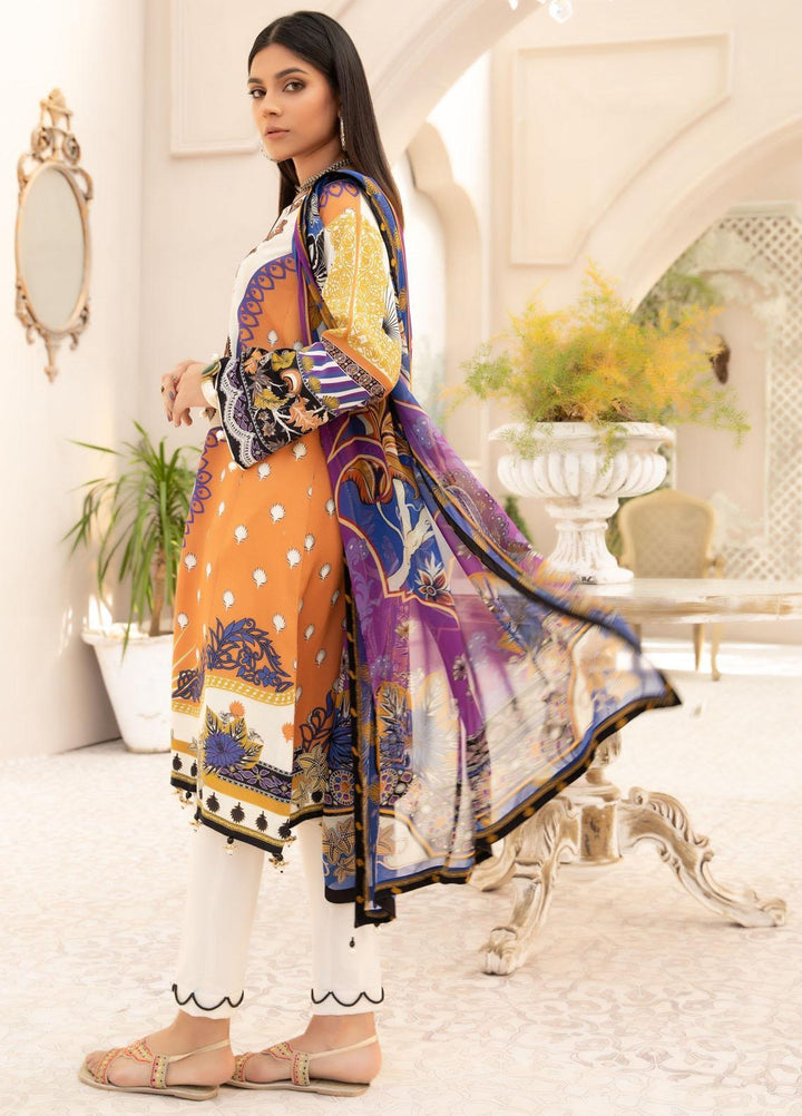 Silsila By Vitalia Embroidered Linen Suits Unstitched 3 Piece VT23S D-02 Tresor - Festive Collection